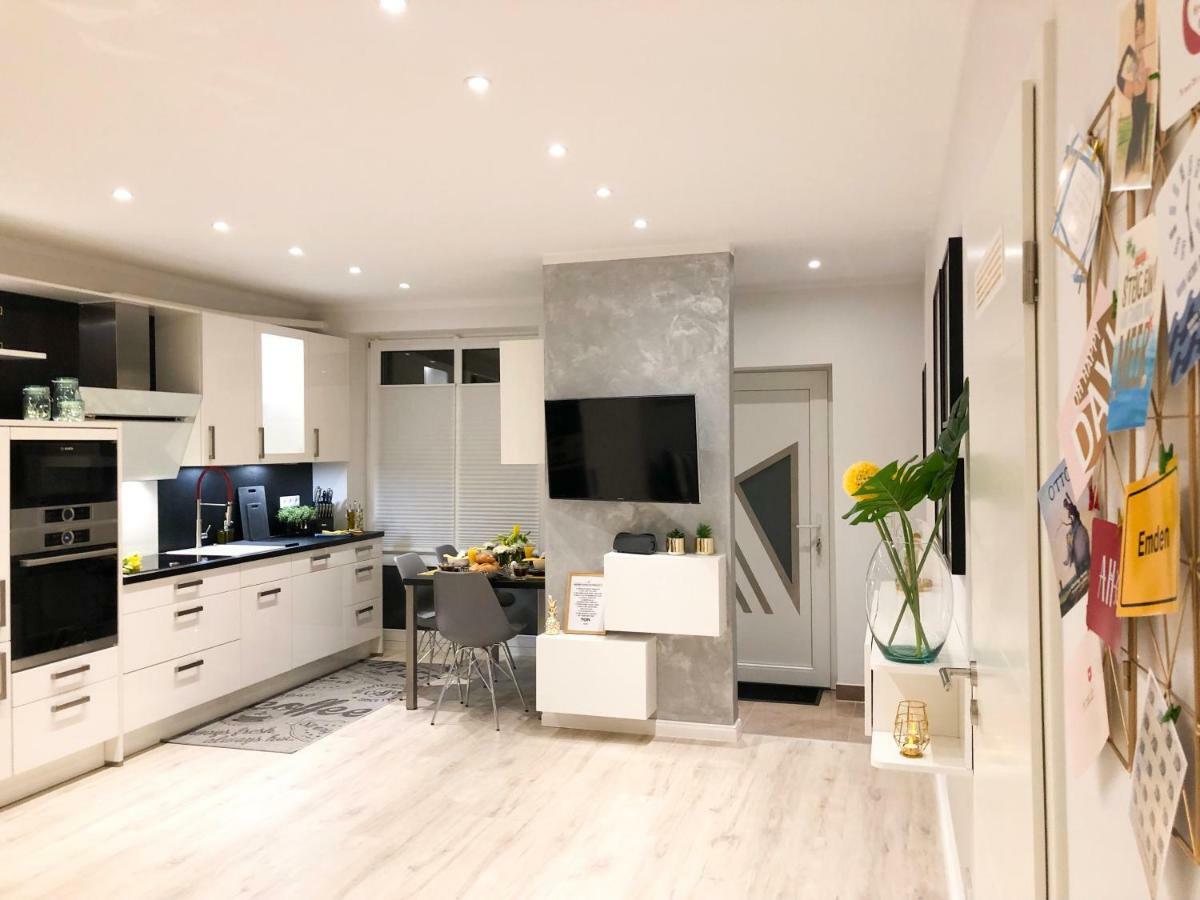 Ferienwohnung Domizil Am Delft Emden Buitenkant foto